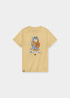 T-Shirt "Garfield: Schlafmütze" - buttergelb (Kinder)