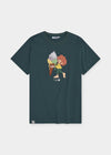 T-shirt "Pumuckl Ice Cream" - dark green