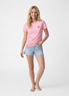 T-Shirt "Peanuts: Snoopy Zuckerwatte" - rosa (Damen)
