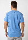 T-Shirt "Peanuts: Radln" - blau