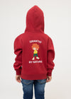 Hoodie "Grantig by nature v2" - dunkelrot (Kinder)